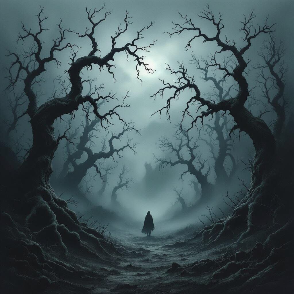 Gloomy Hollow in Dark Ancient Forest