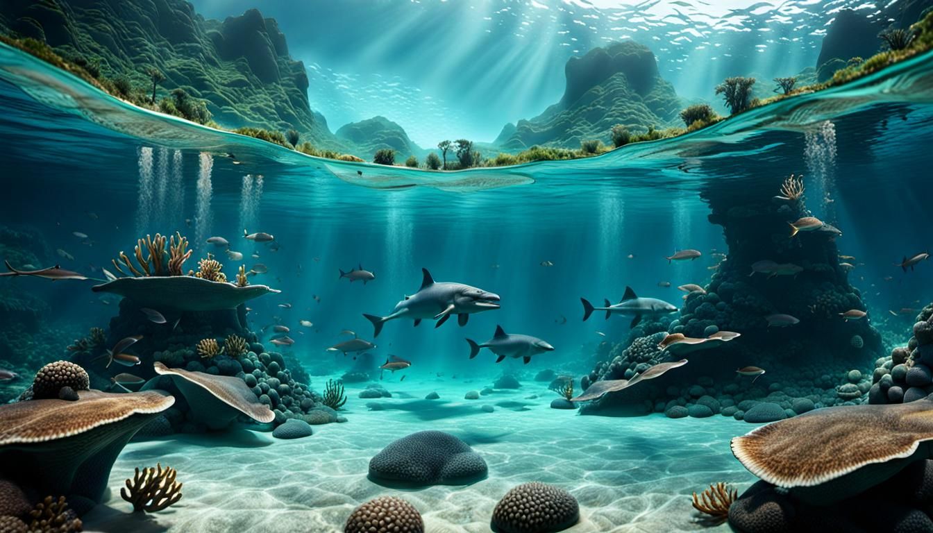 Photorealistic Prehistoric Aquatic Scene in 8K