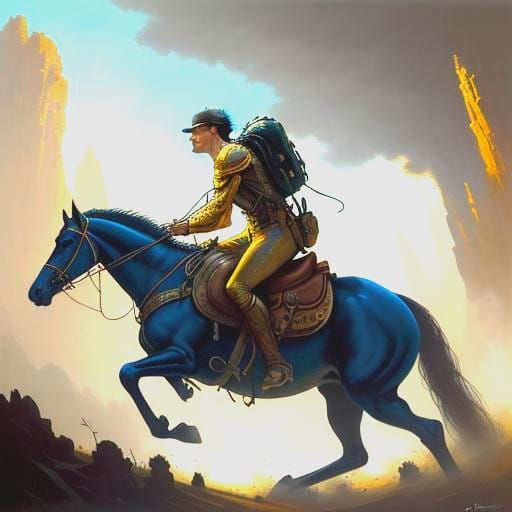 Miniature Man's Adventure: Riding an Ant