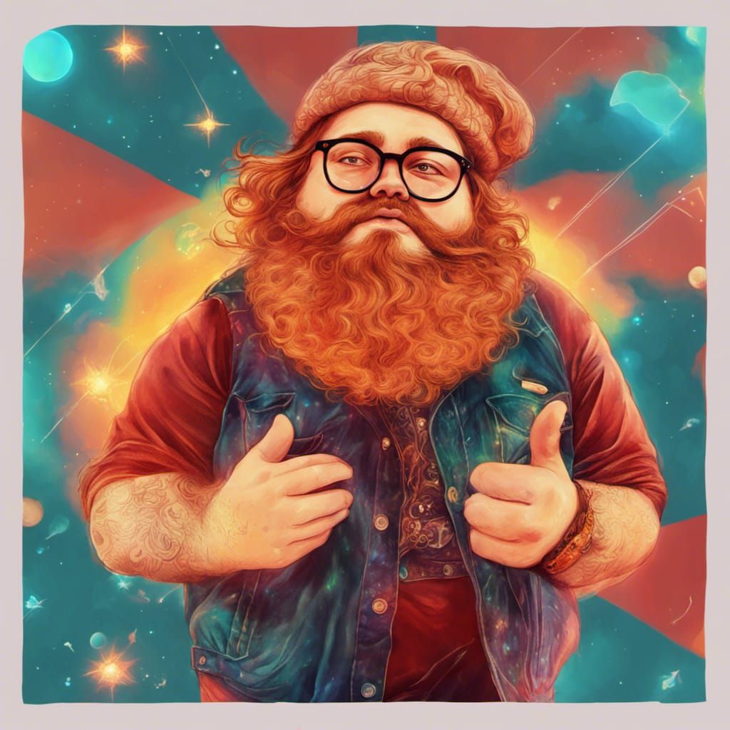 Chubby Hipster Living the Dream