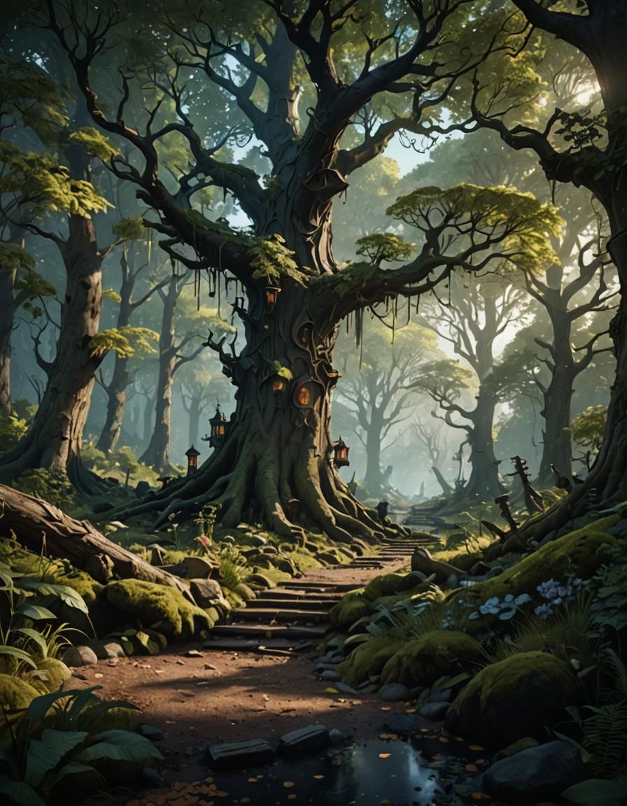 Enchanted Forest: A Dark Fantasy Masterpiece