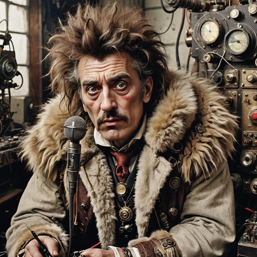 Steampunk Inventor with Aztec Tech