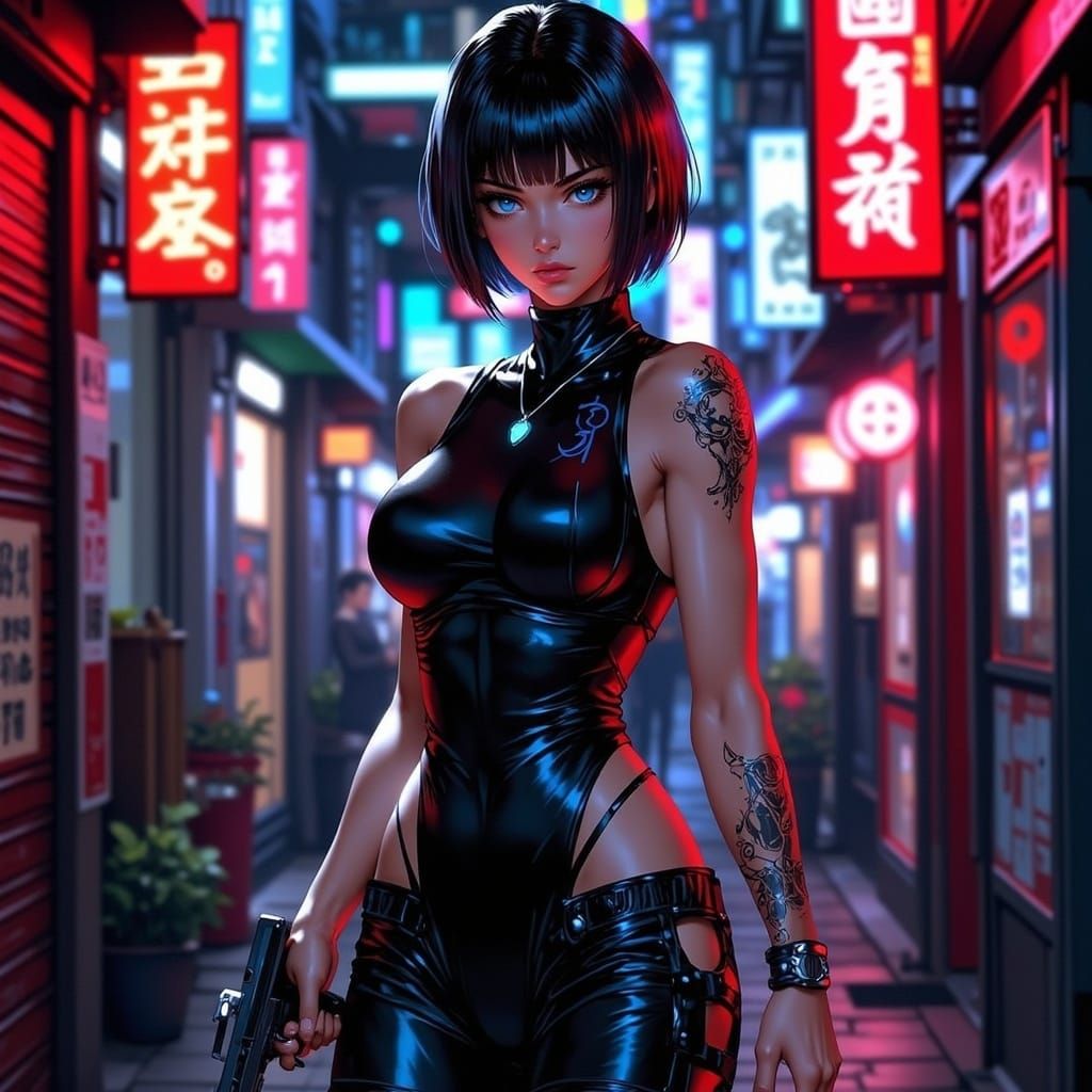 Sapphire Yakuza Matriarch Brings Mystery and Control to Toky...