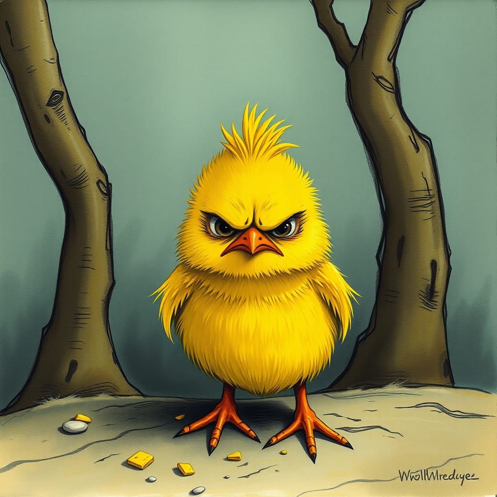 Grumpy Chick