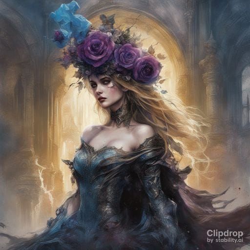 Queen of the Damned: A Dark Fantasy Portrait