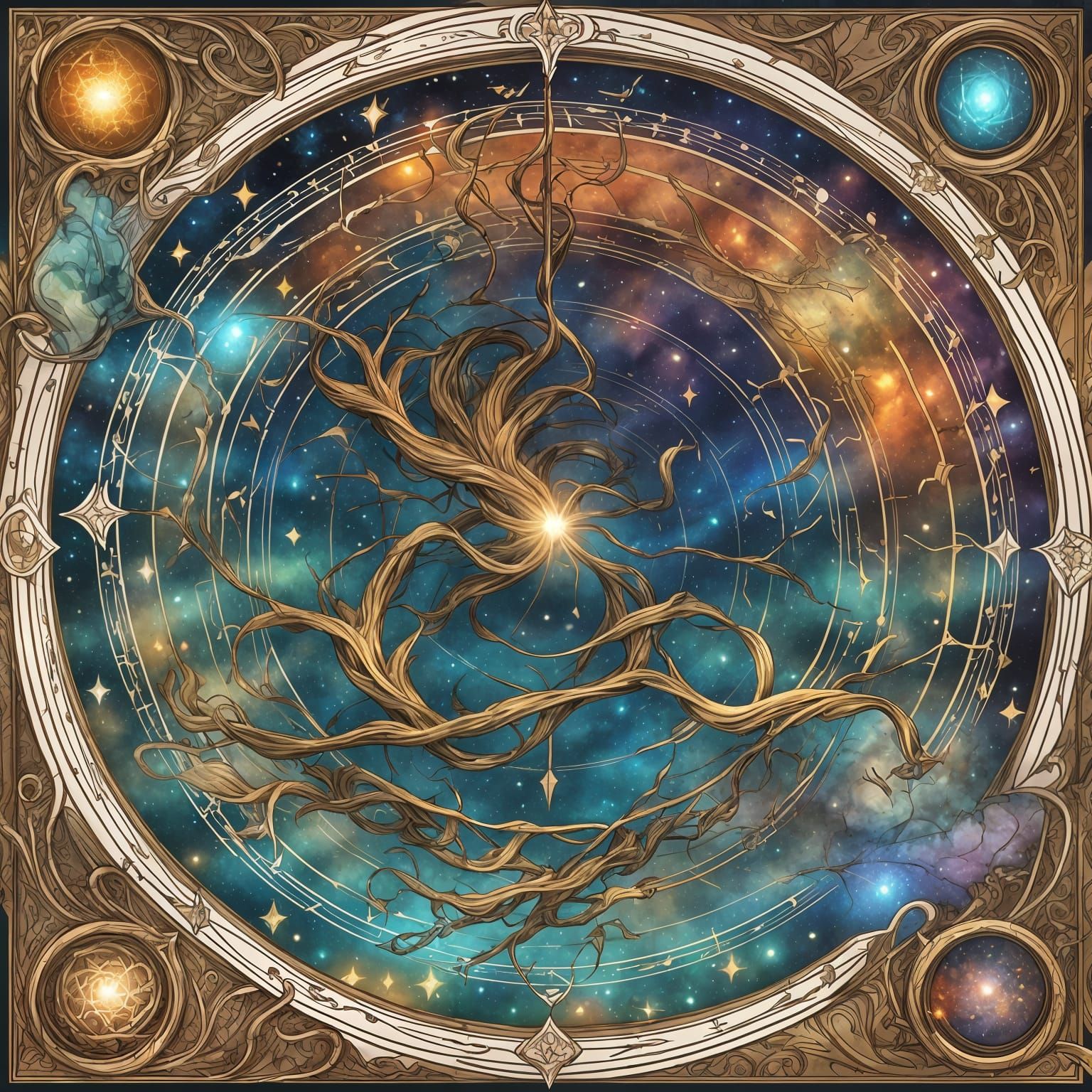 Epic Cinematic Winds of Magic Digital Painting