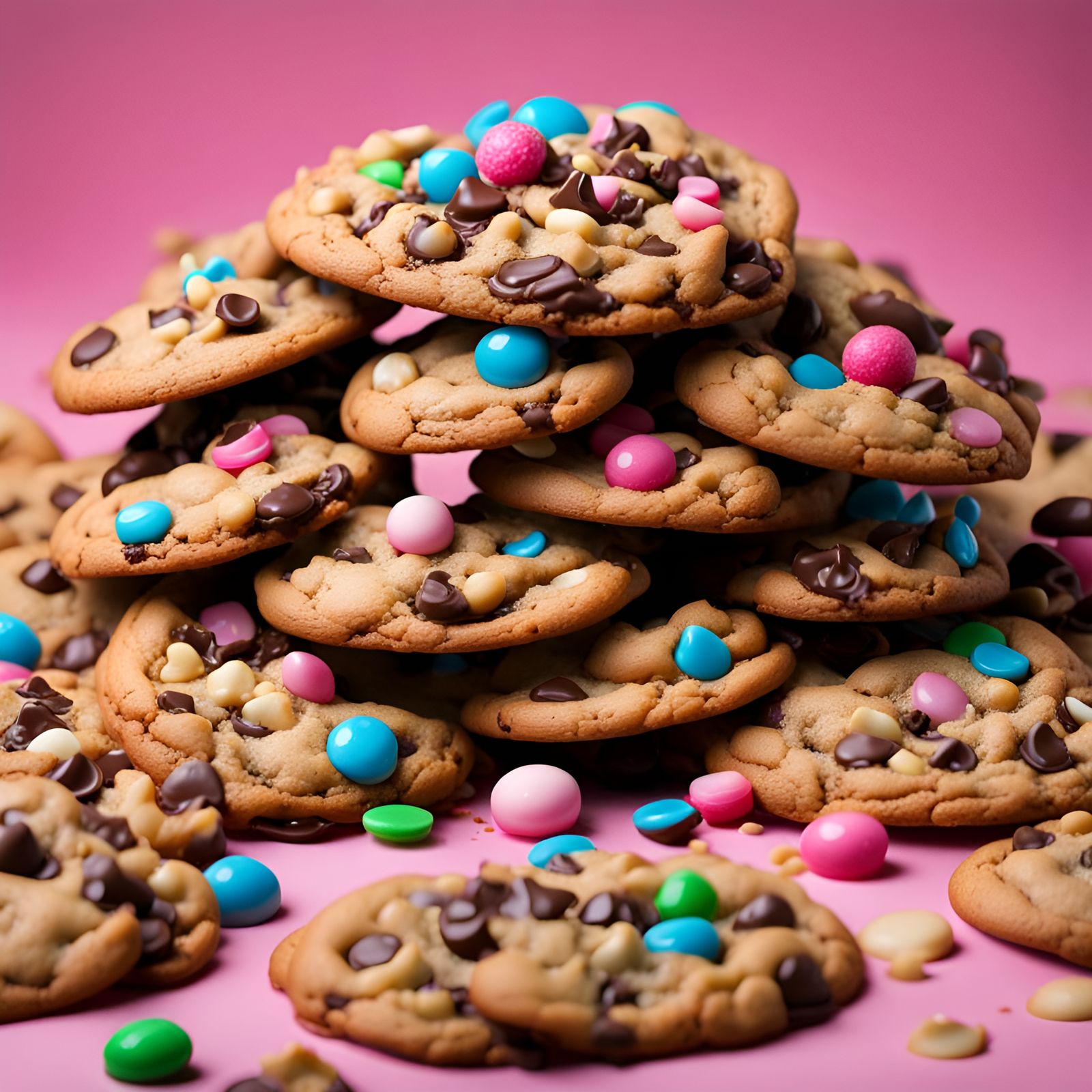 Chocolate Chip Cookie Mountain in Candy Wonderland