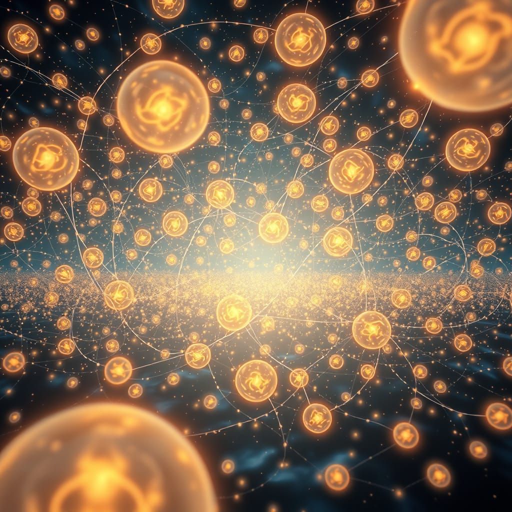 Surreal Celestial Expanse of 89 Million Glowing Orbs