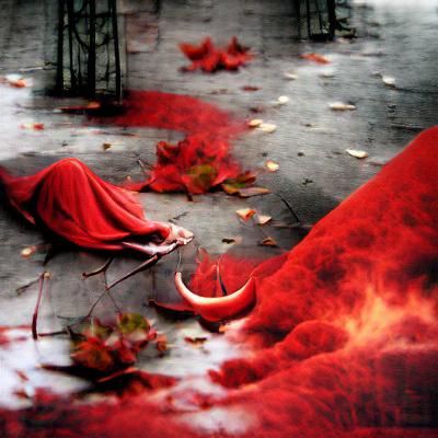 Fiery Red September Dreamscape