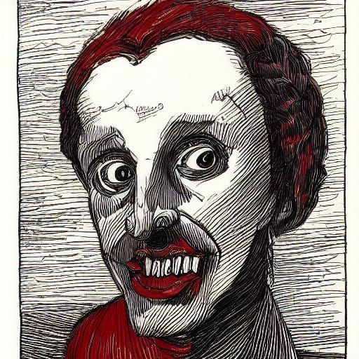 Exploration of Red Hues in Abstract Art