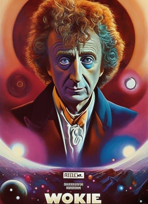Gene Wilder as Dr. Who: Hyperrealistic Sci-Fi Art