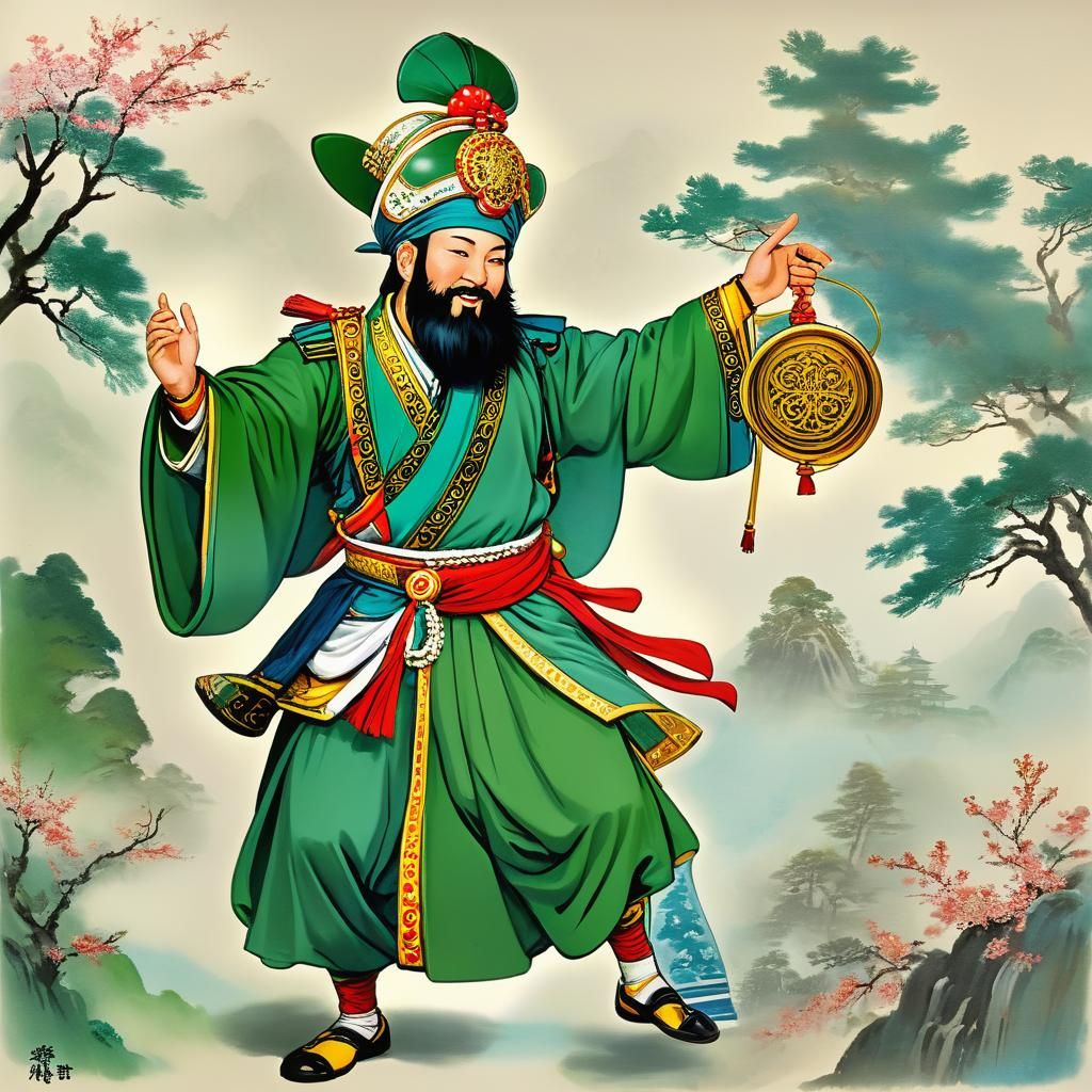 Janissary in Jade and Jasper: Japonisme Style