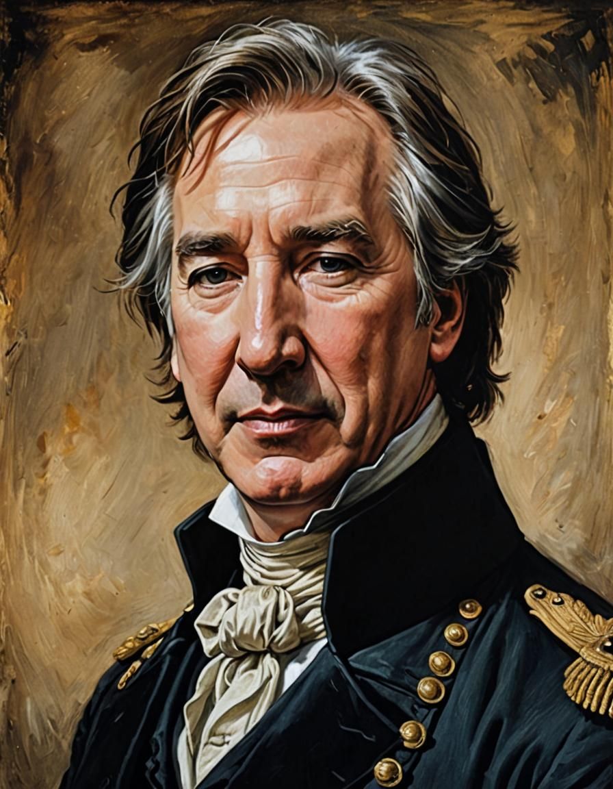 Colonel Brandon: A Portrait in the Style of 1800s Painting