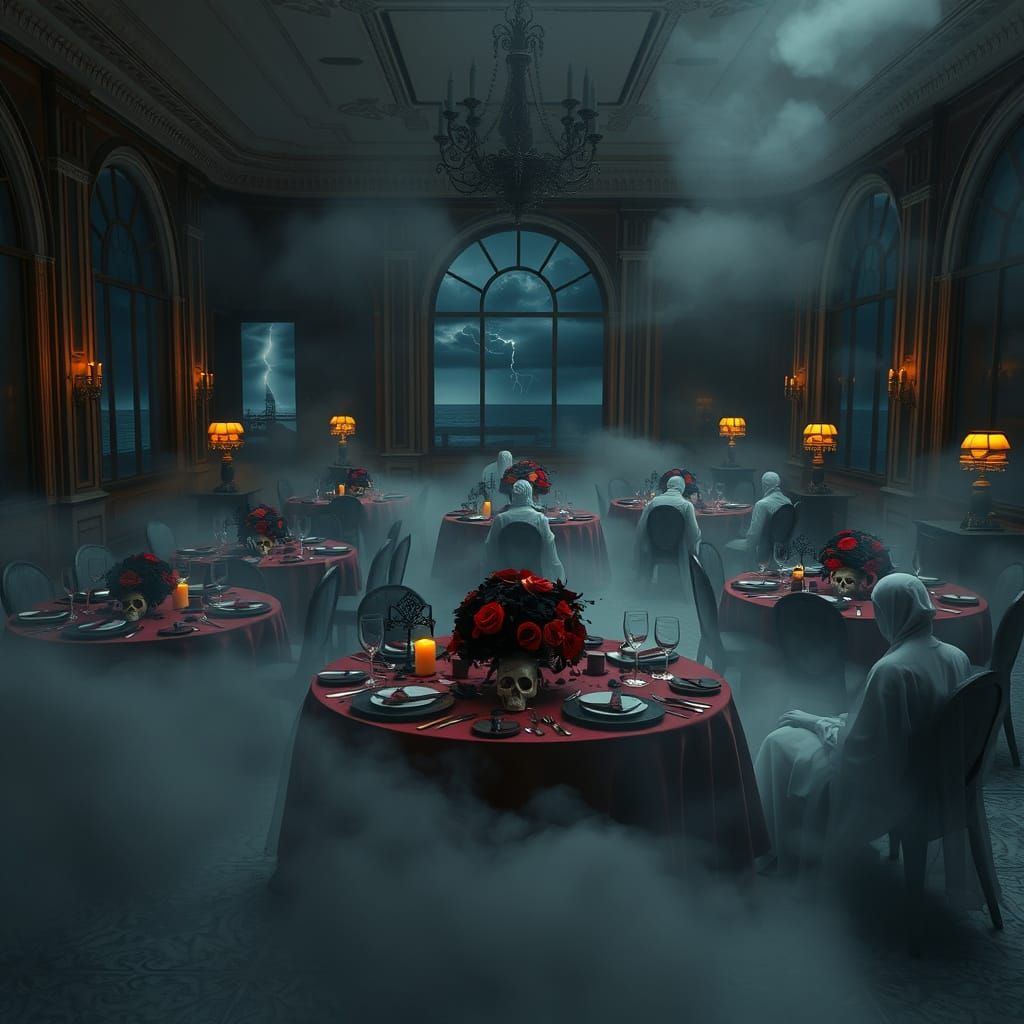 Haunted Victorian Ballroom Feast