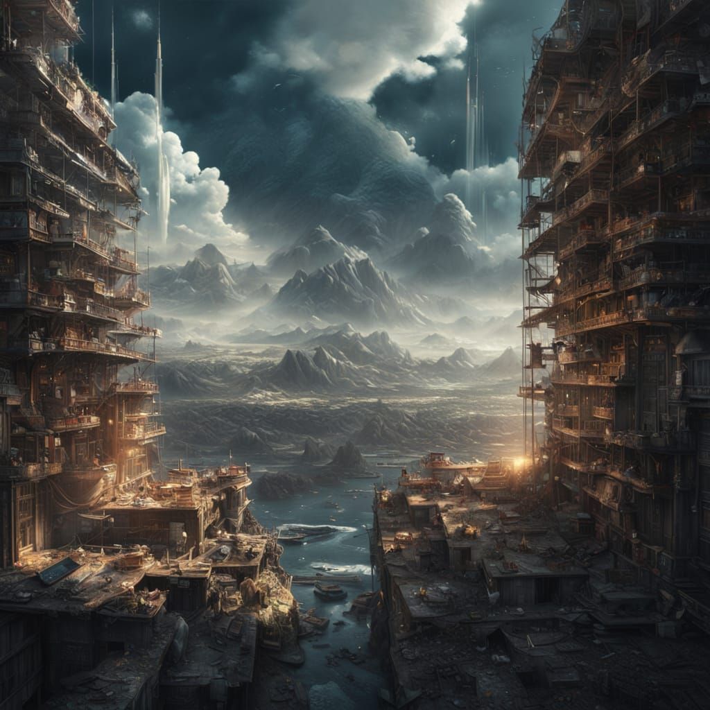 Epic Cinematic Digital Masterpiece of Nothingness