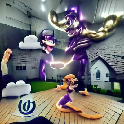 Waluigi's Anime Battle: Power of Friendship Unleashed