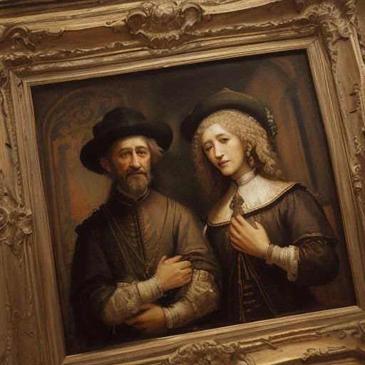 Day of Prayer in Styles of Rembrandt and Soutine