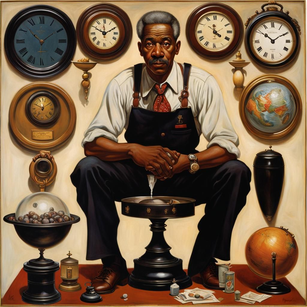 Balancing Act: Portrait as Detailed Matte Painting