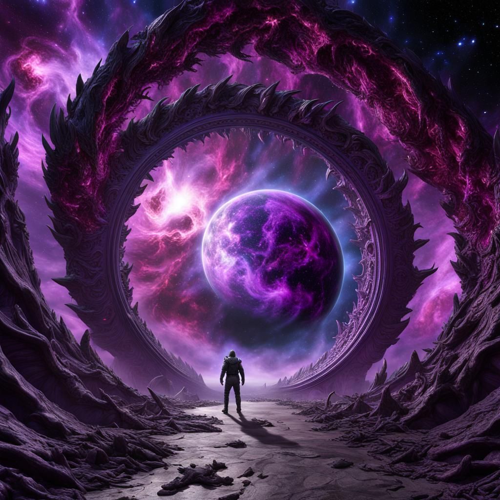 3D Portal to a Hellish Monster World