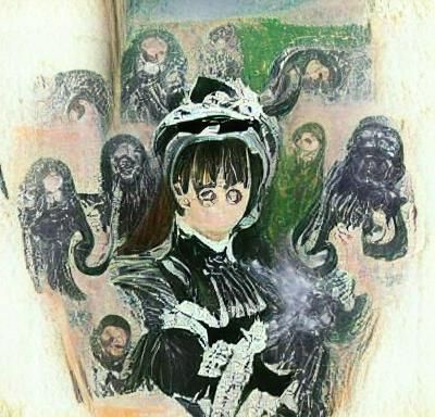 Magical Girl Transformation in Victorian Goth Style