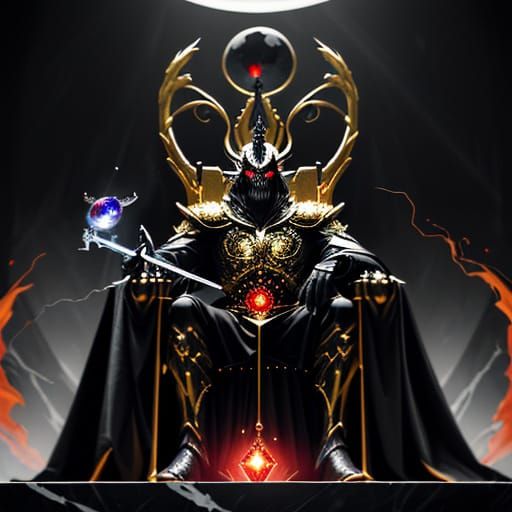 Ethereal Deity Descends in Cinematic Style