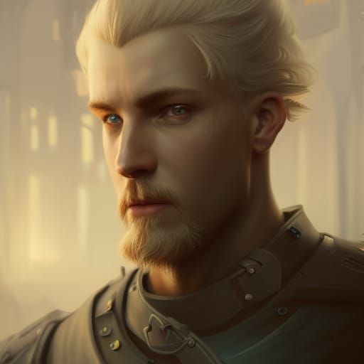 Detailed Portrait of a Slavic Bodyguard in Unreal Engine