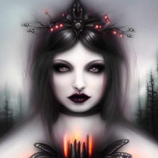 Gothic Fire Witch