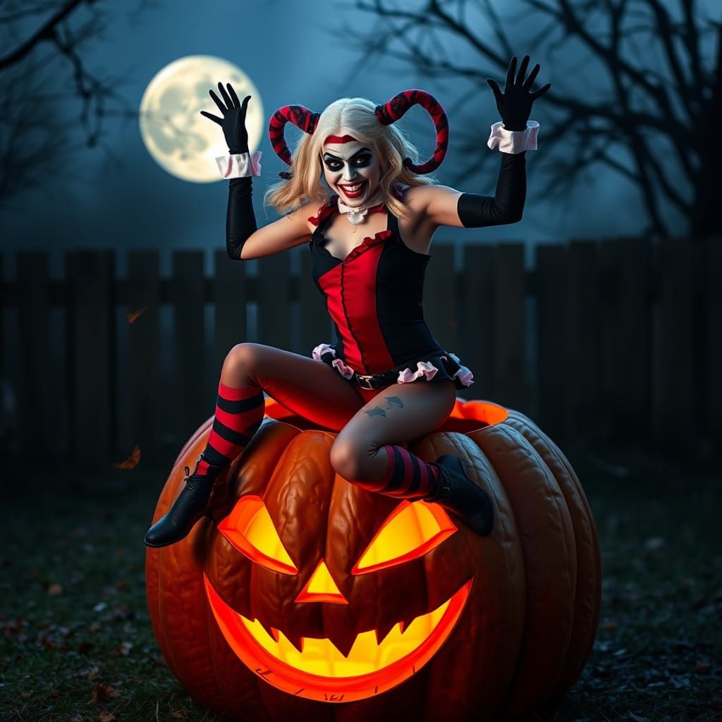 Harley Quinn's Halloween Jack-in-the-Box Surprise