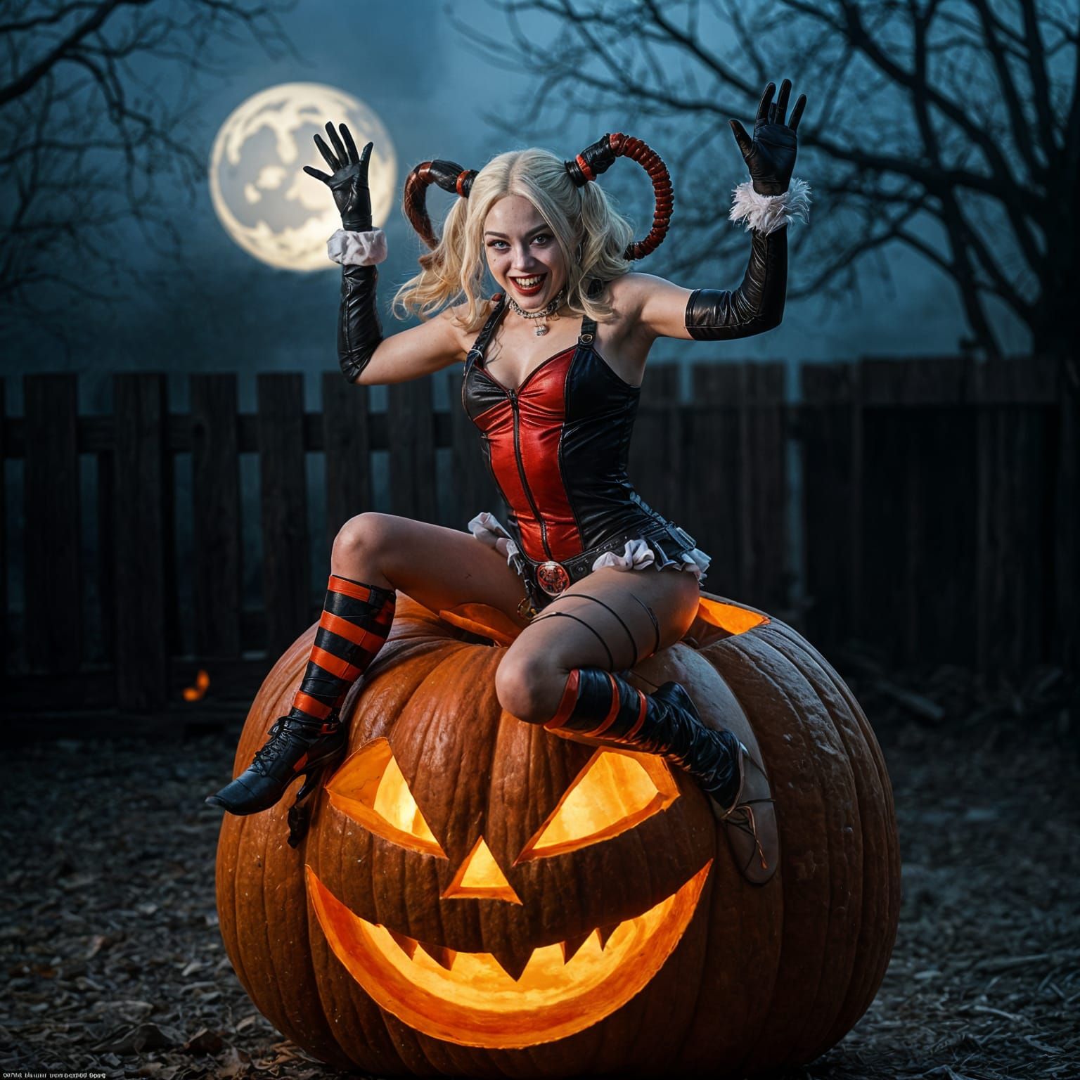 Harley Quinn Halloween Surprise