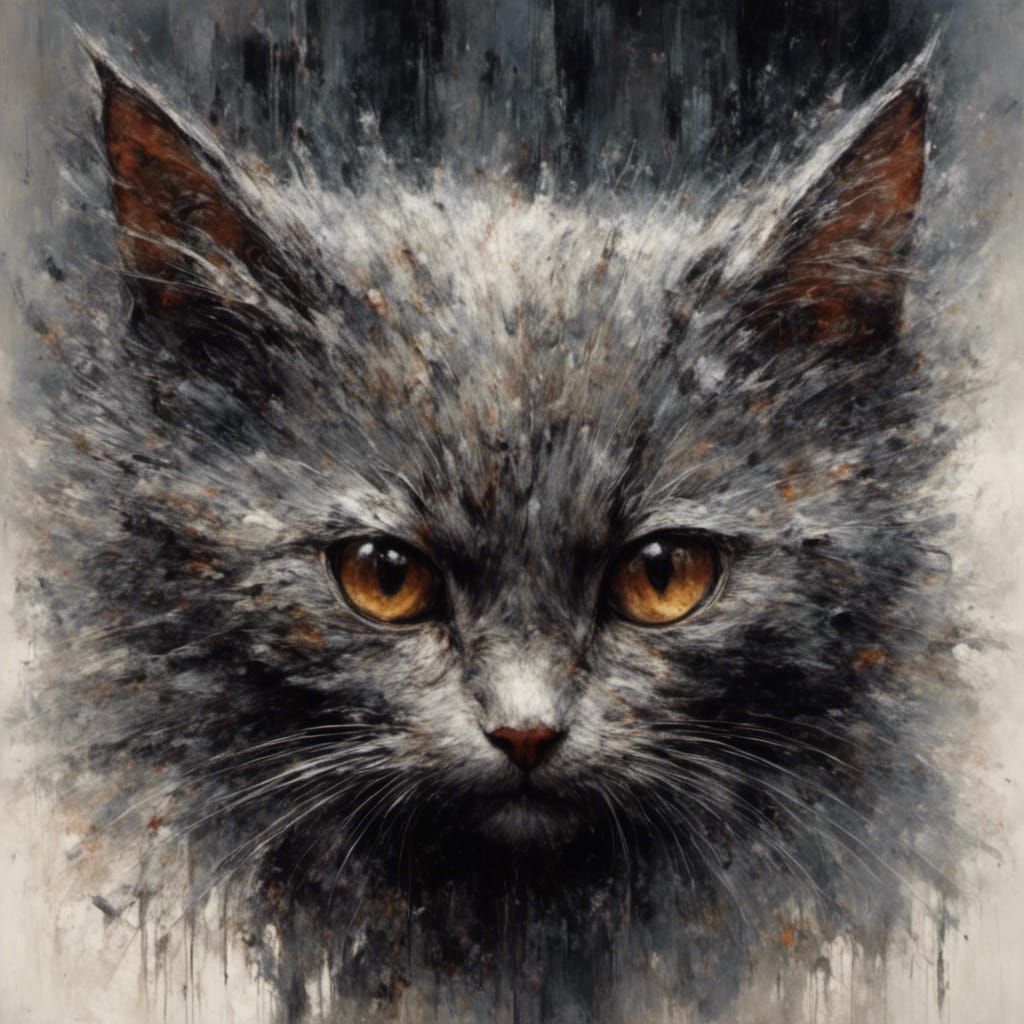 Lykoi Cat Experiencing Overwhelming Sadness and Anger