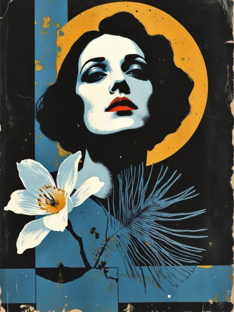 Art Deco Goddess in a Golden Age