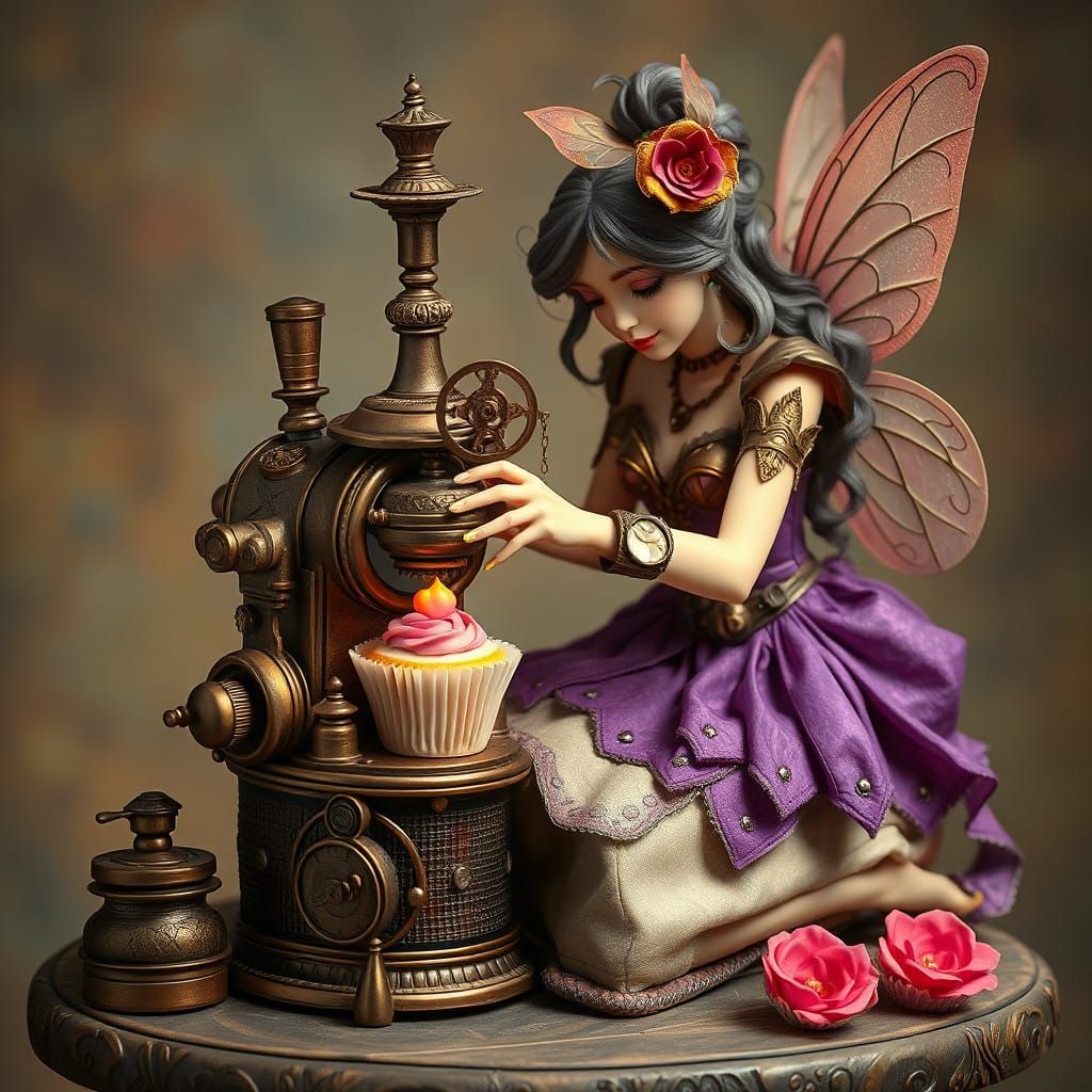 Steampunk Fairy Crafts Miniature Cupcake Concoctions