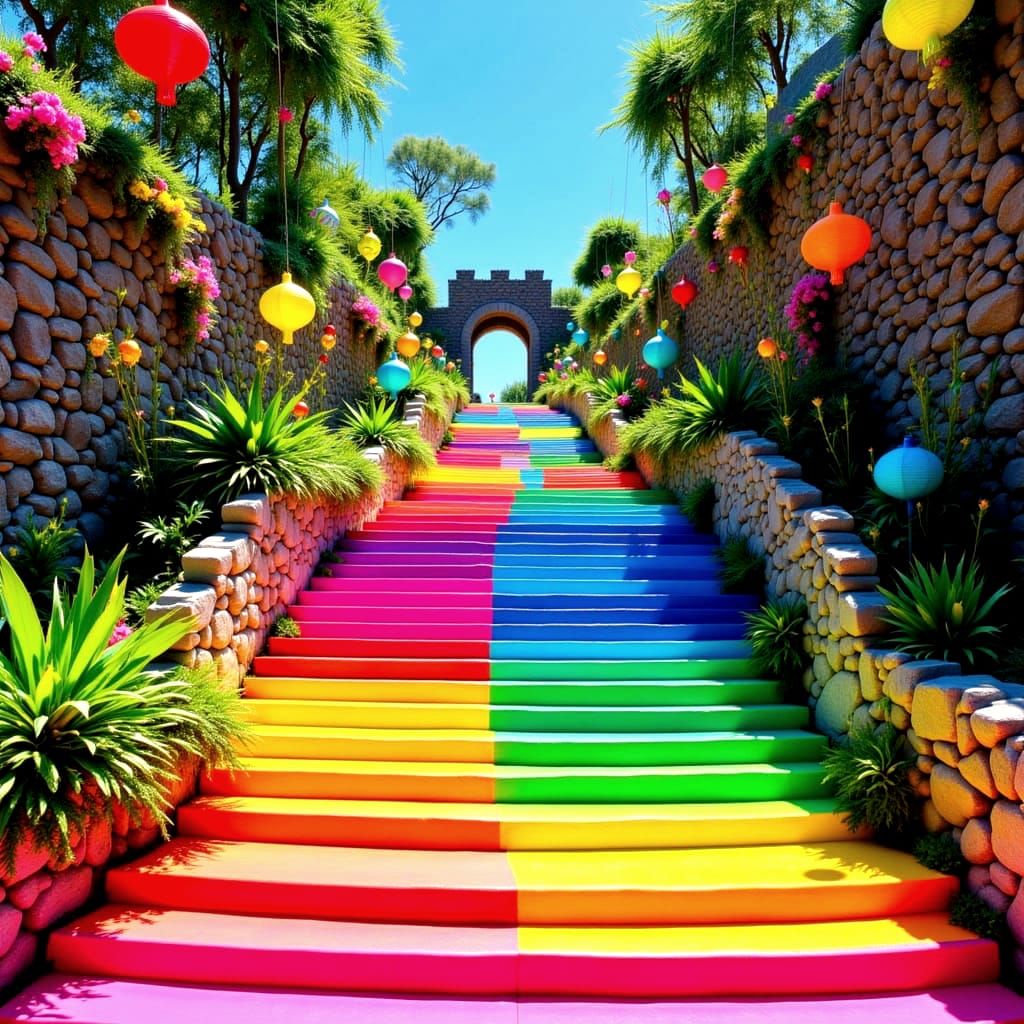 Rainbow Stairs