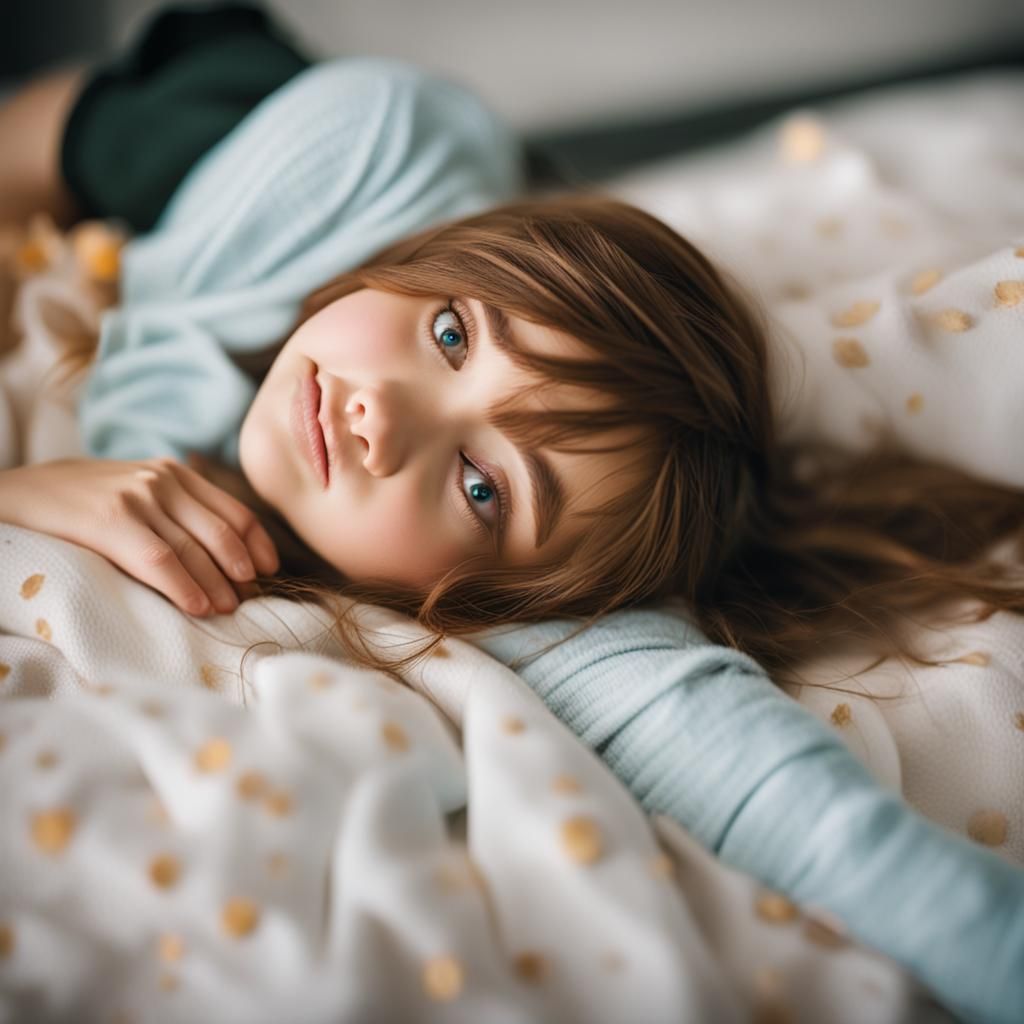 Dreamy Portrait of a Girl in Soft Natural Light