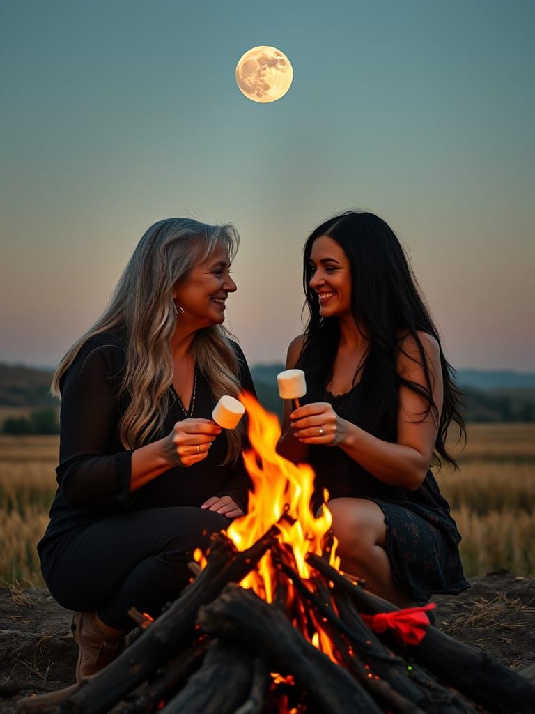 Date night by the fire 1