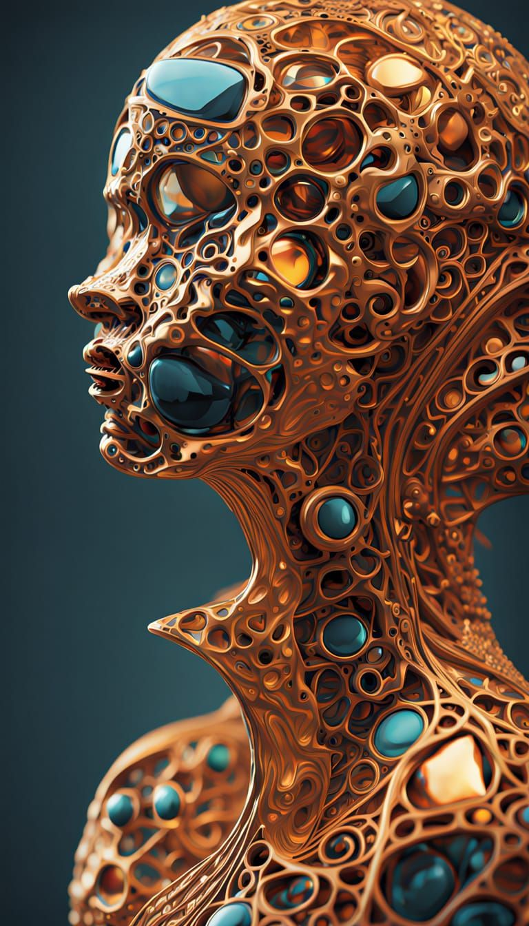 Silicon-Based Organism: Metallic Metabolism and Fibrous Cons...