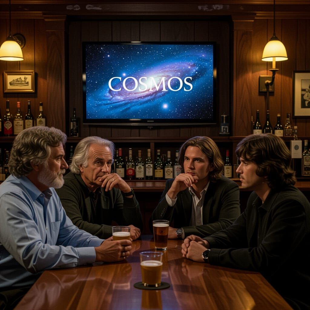 Sagan, Einstein, Morrison Watch Cosmos Episode