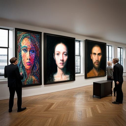 Diverse AI Art Collection