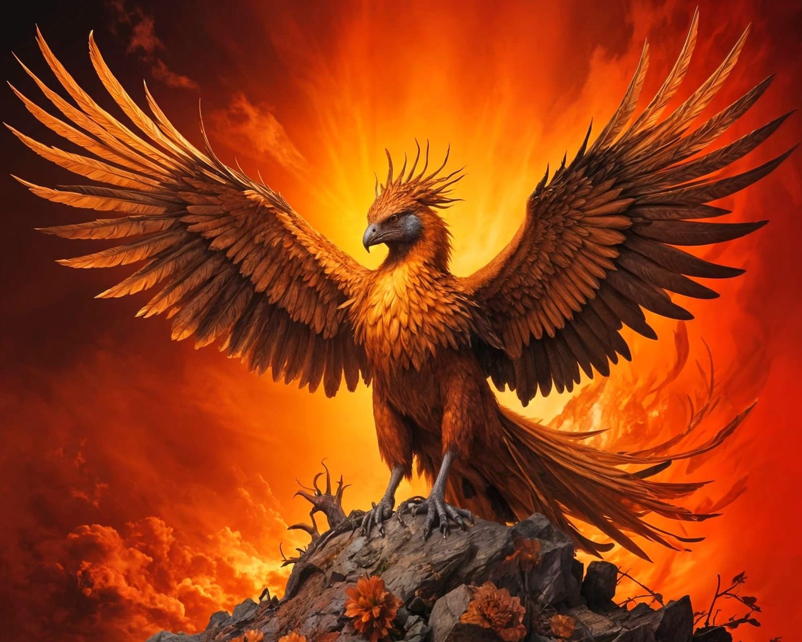 Phoenix in Splendid Fire