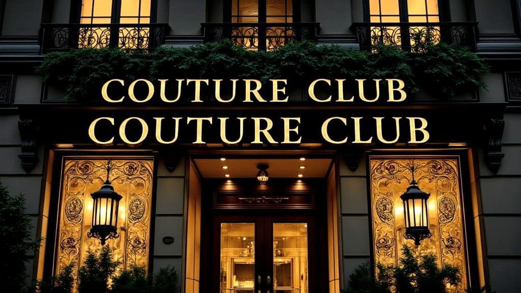 Elegant Fashion Extravaganza in Couture Style