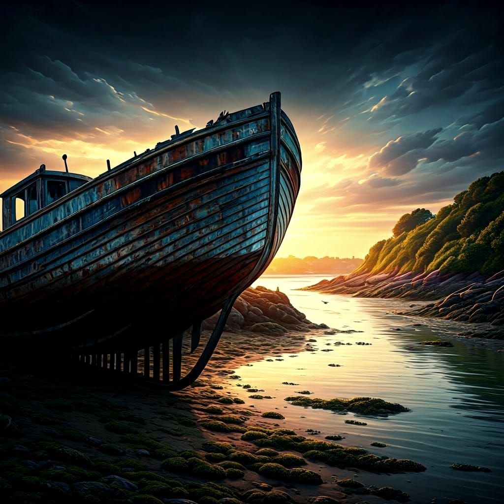 Ethereal Abandon at Le Bono's Boat Cemetery