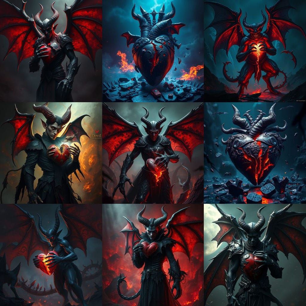 Devil's Broken Heart: Detailed Matte Painting