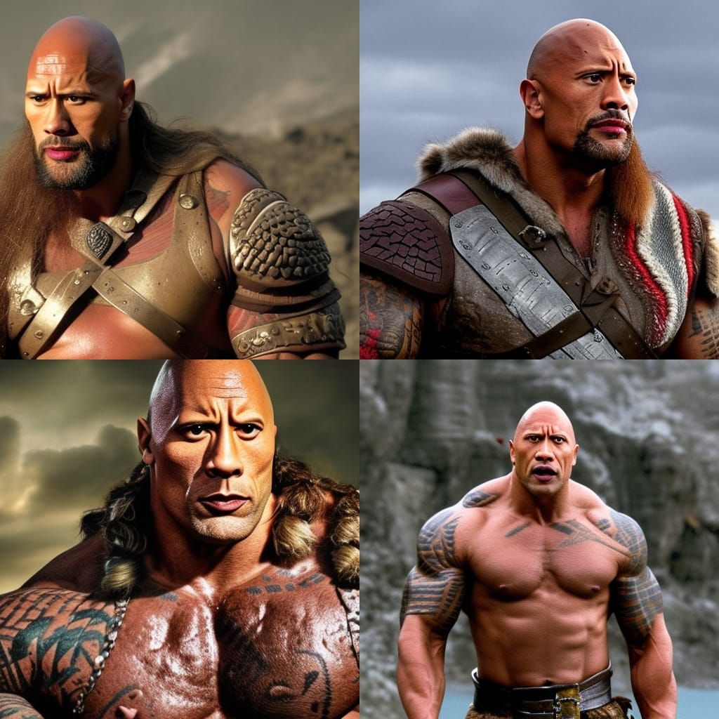 Dwayne The Rock Johnson as Gimli