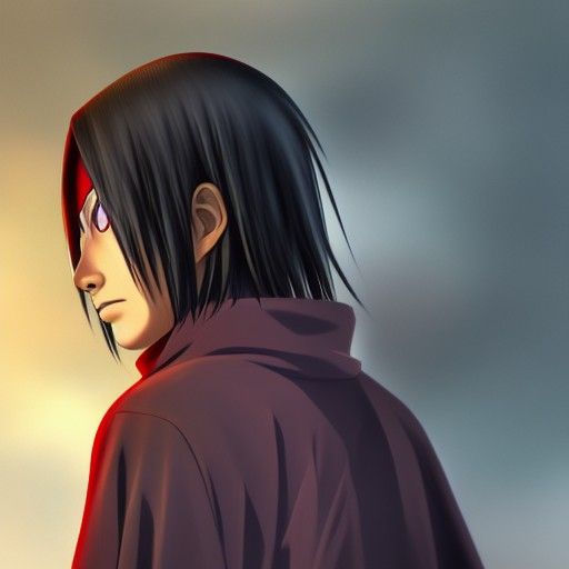Itachi Uchiha: Hyperdetailed 8K Concept Art