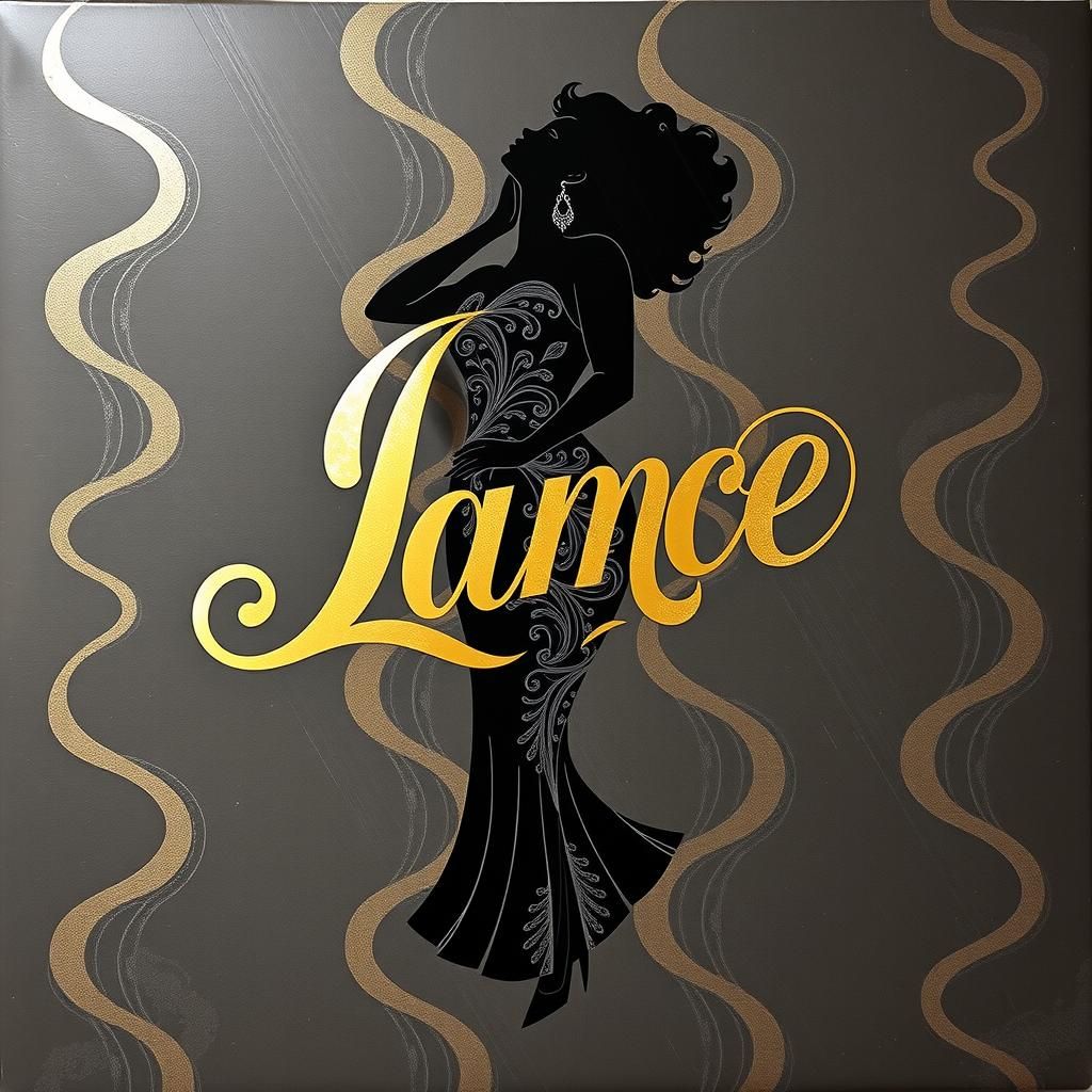 Elegant Album Cover Design with Art Deco Elements