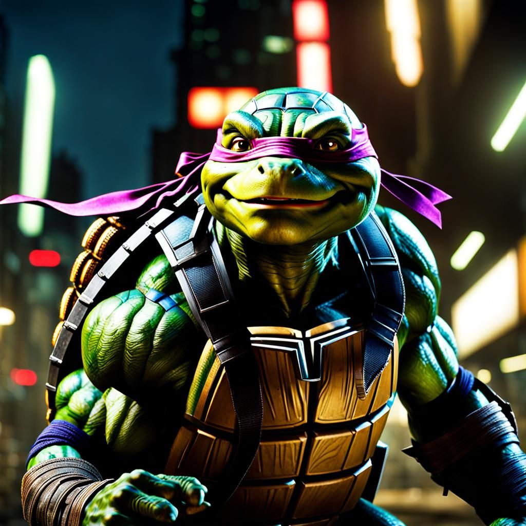 Leonardo in Action: Hyperrealistic Cinematic Screencap