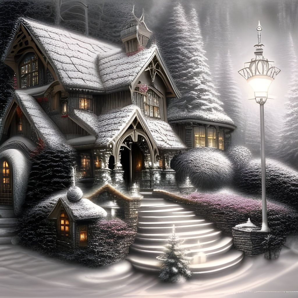 Intricate Christmas Dragon in Hyperrealistic Fantasy Style