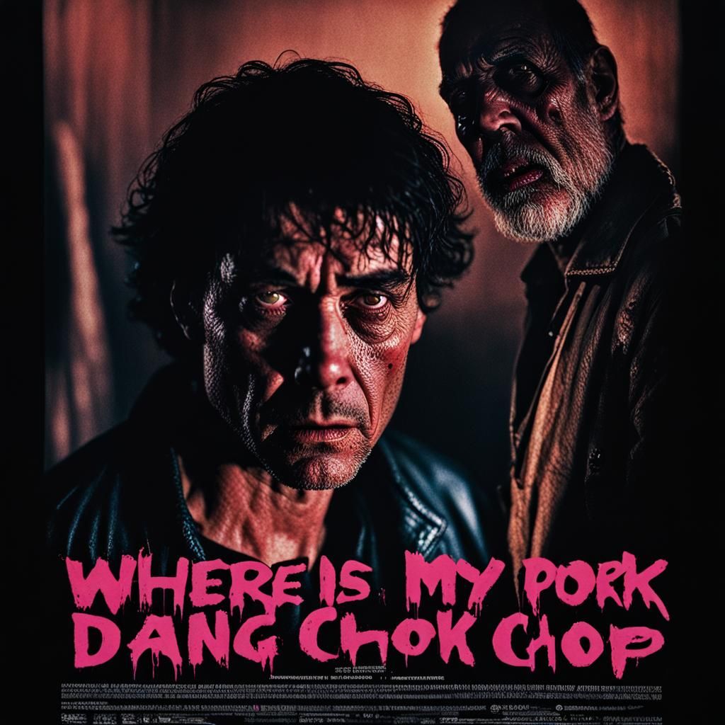 French Extreme Horror Cinema Presents: "Where is my Dang Pork Chop" Movie Poster II
