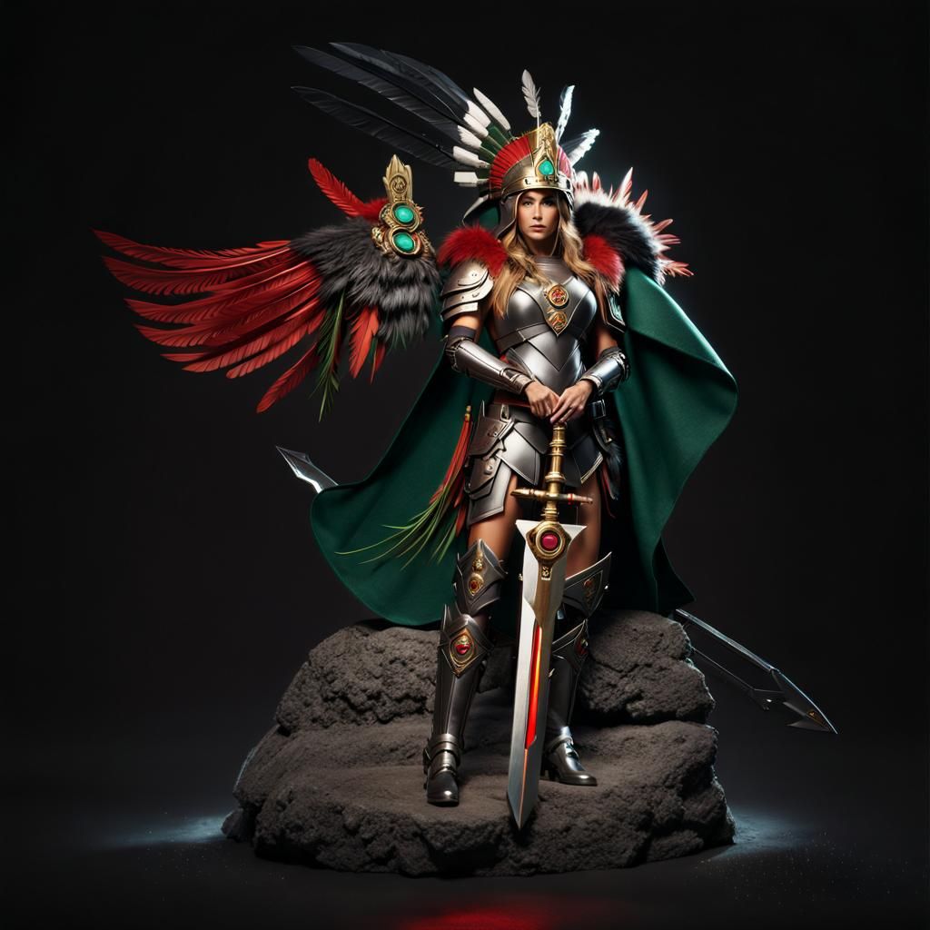 Goddess of War in Cyberpunk Battlefield