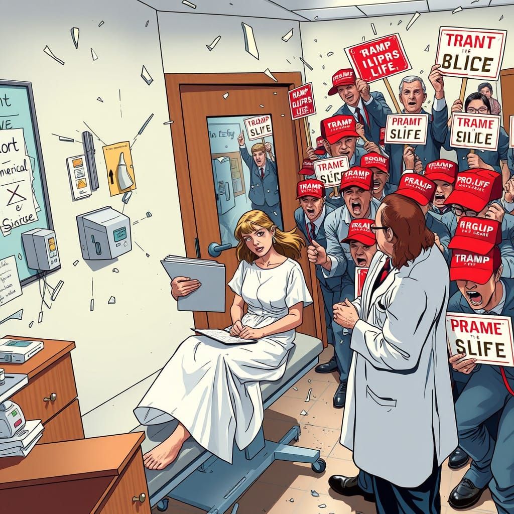 Woman's Doctor Visit Interrupted by a Violent Pro-Life Mob -...